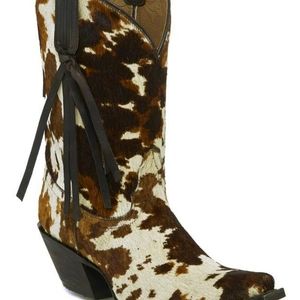 NWOB Tony Lama size 9.5 B cow hair/leather boot